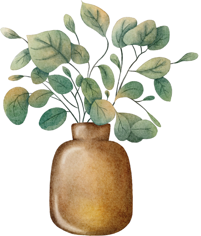 watercolor plant